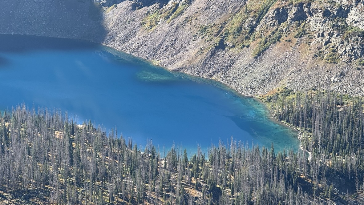 Close up of the Topaz Lake
