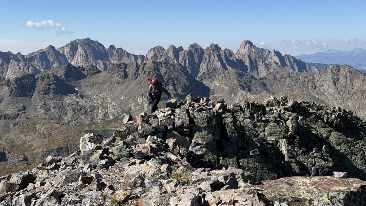 Maya coming up to the top of West Trinity