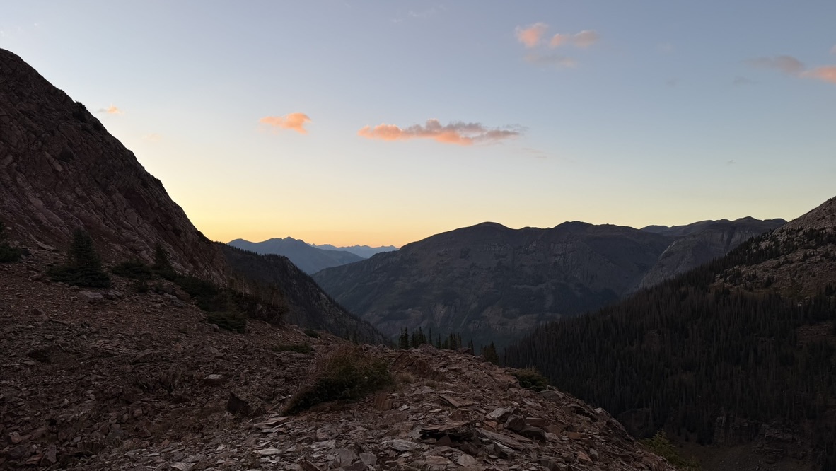 Sunset in the Vestal Basin