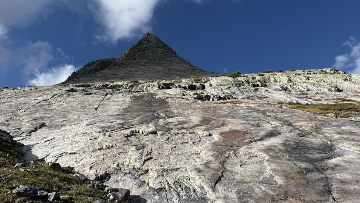 At the base of the Wham Ridge