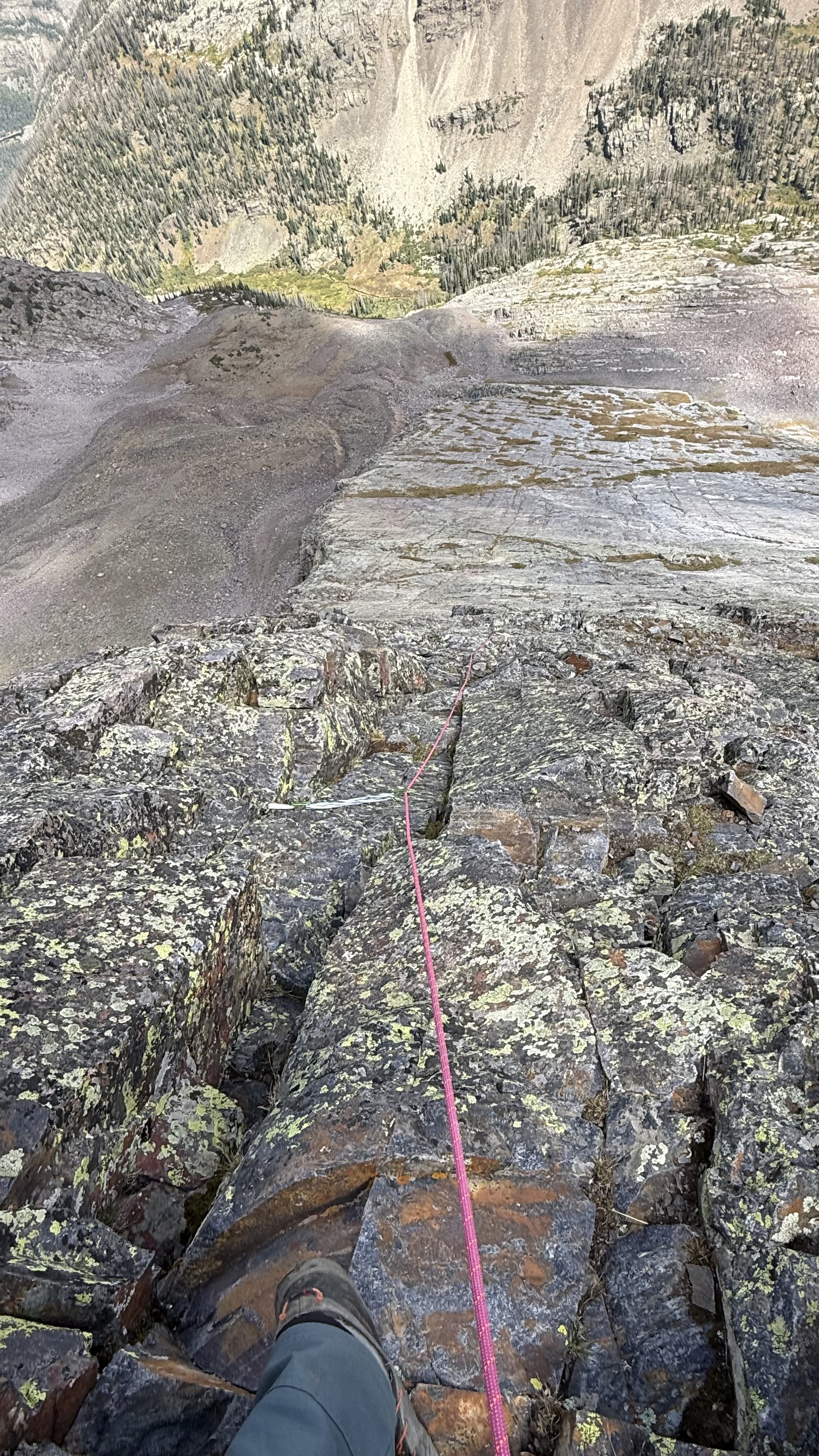 Randall belaying Maya