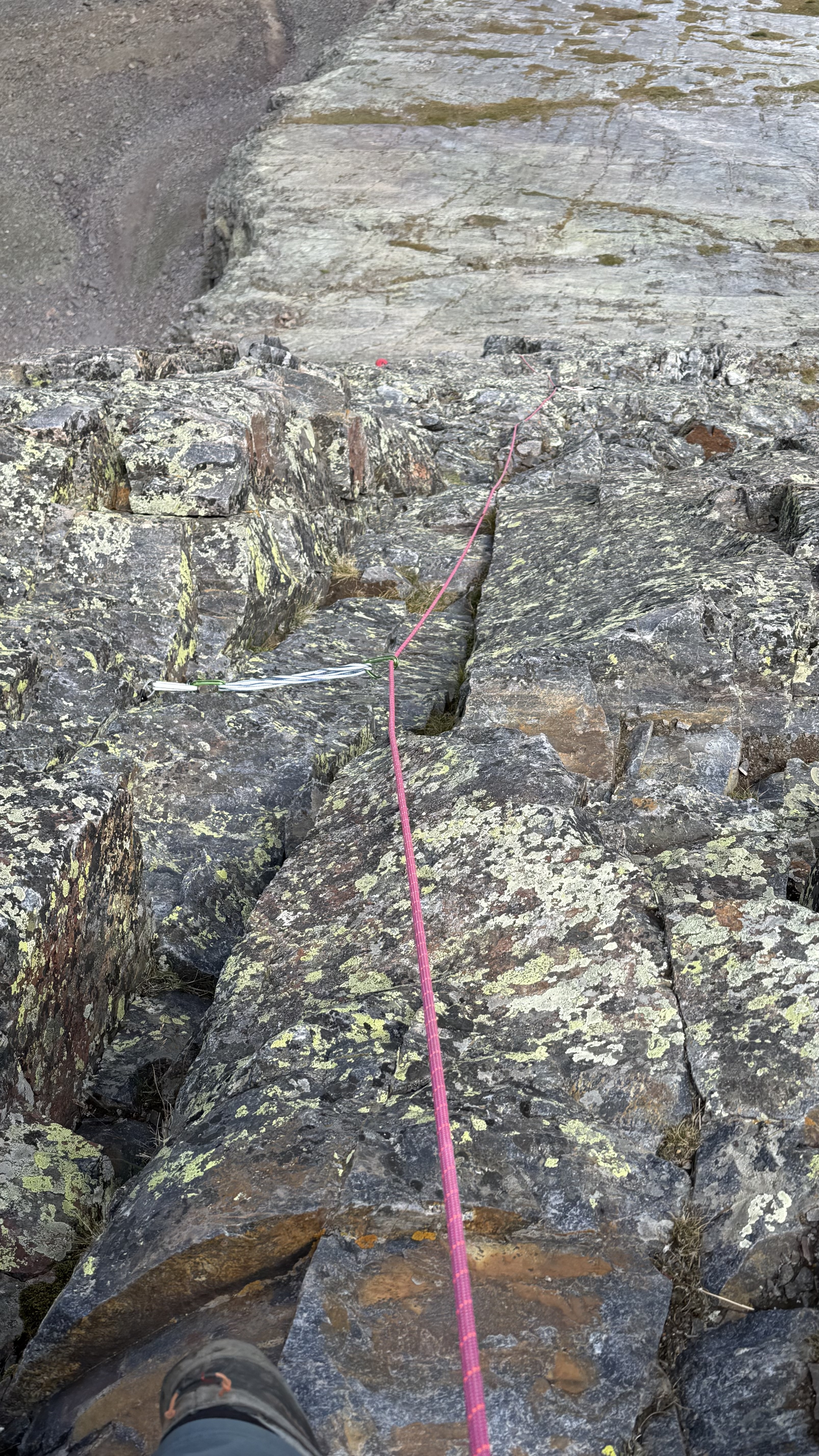 Randall belaying Maya