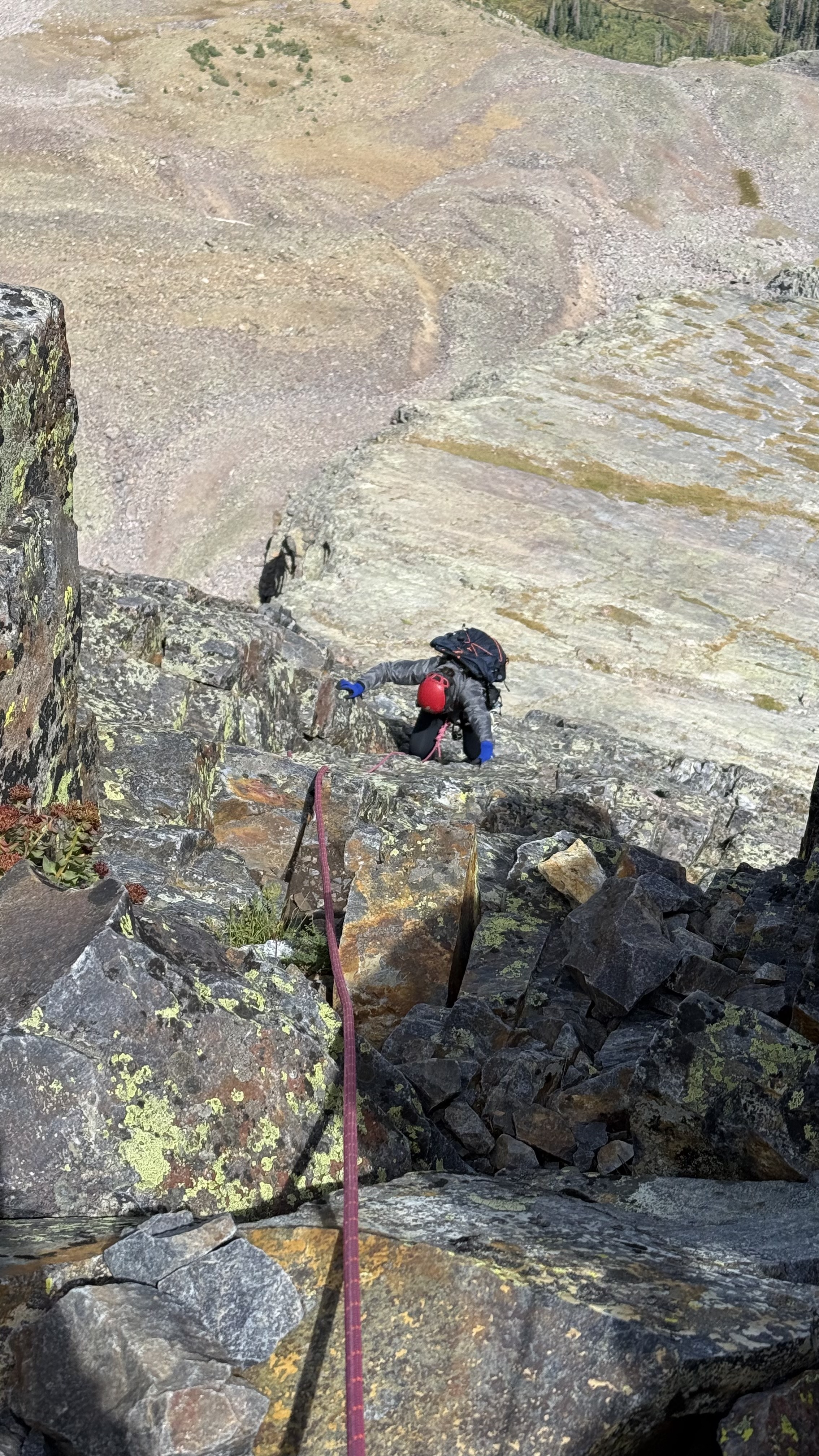 Randall belaying Maya